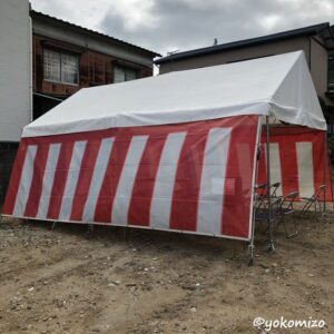 H様邸新築工事　地鎮祭　有限会社横溝工務店