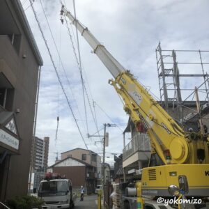 木造三階建てアパート新築工事　有限会社横溝工務店